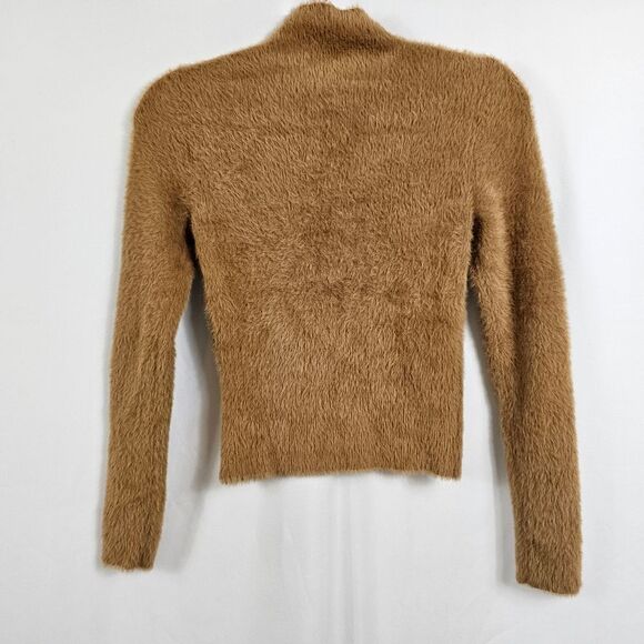Aritzia Babaton Kuma Eyelash Sweater in Brown - Size S - Picture 8 of 11